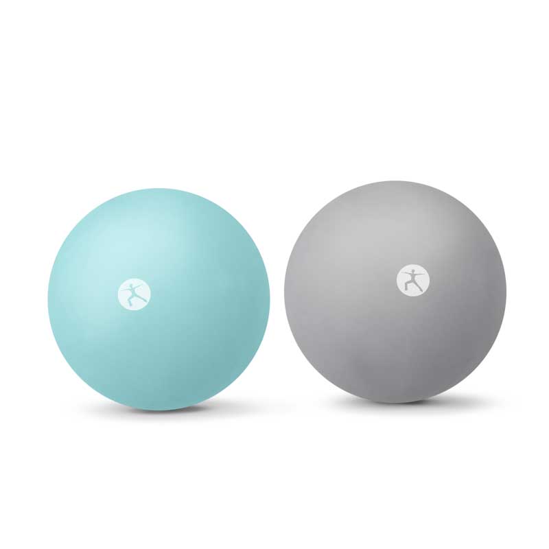 Dual Massage Therapy Balls - Mint and Grey