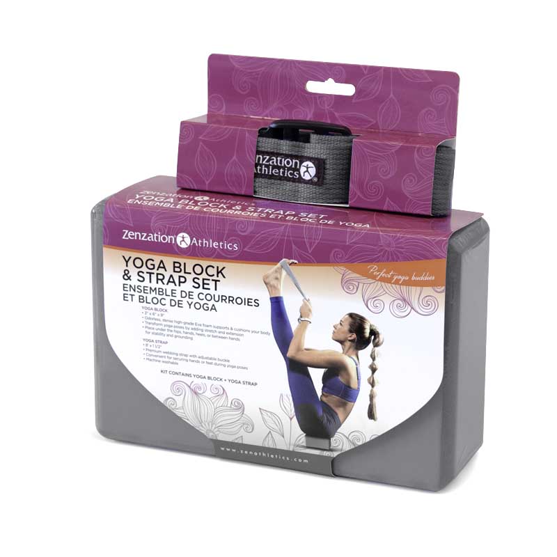 Yoga Block & Strap Set
