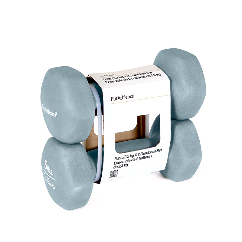 2 pcs 5 lbs Dumbbell Set (2.3 kg each)-10615ND-Nordic