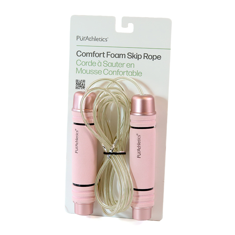 Foam Handle Speed Rope-Pink