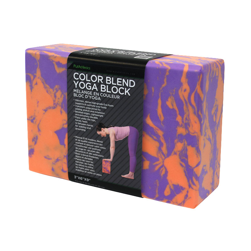 Color Blend Yoga Block