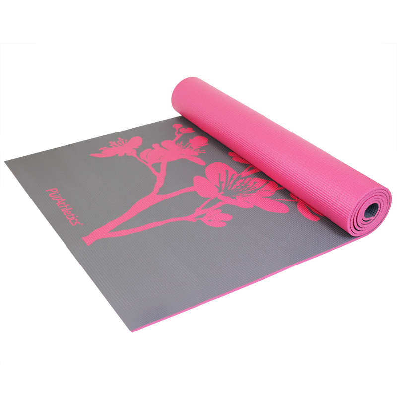 Dual Color Printed Design Yoga Mat